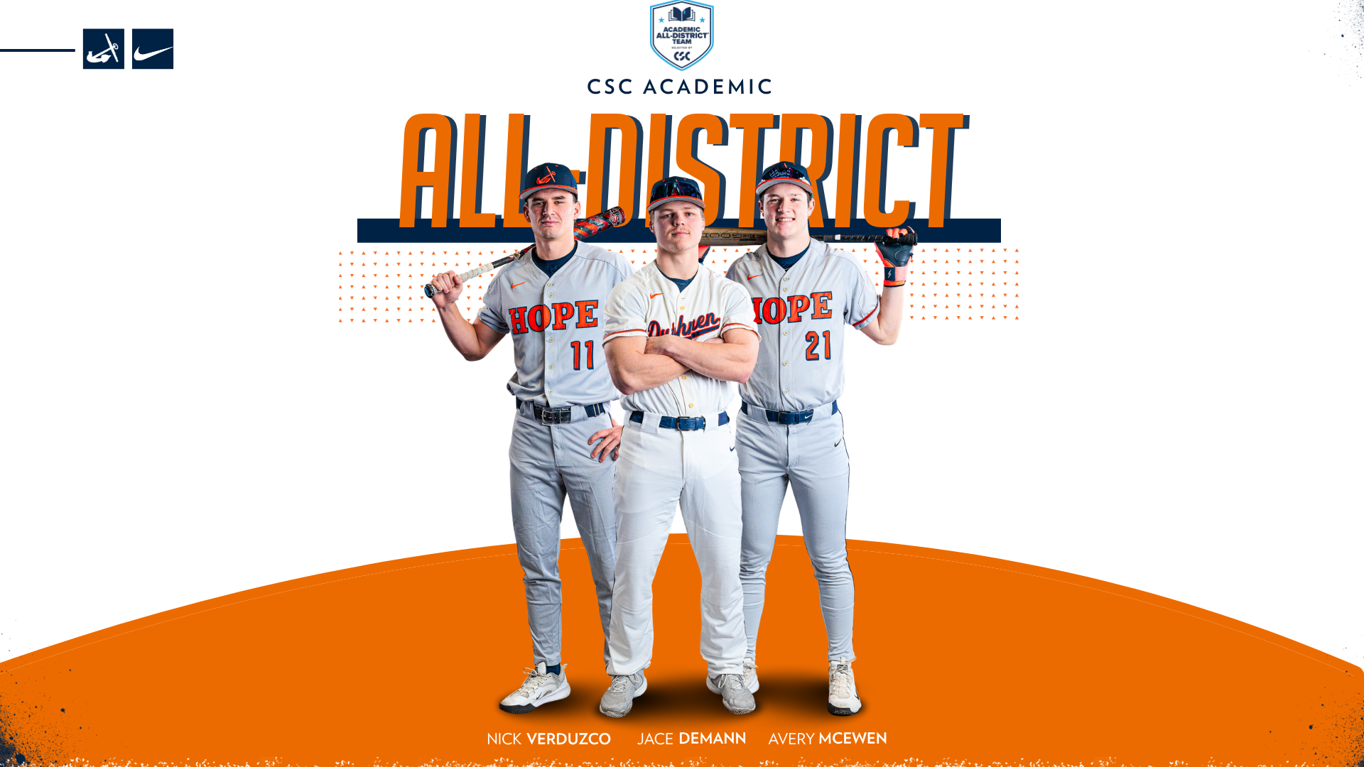 A group of baseball players pose for a portrait