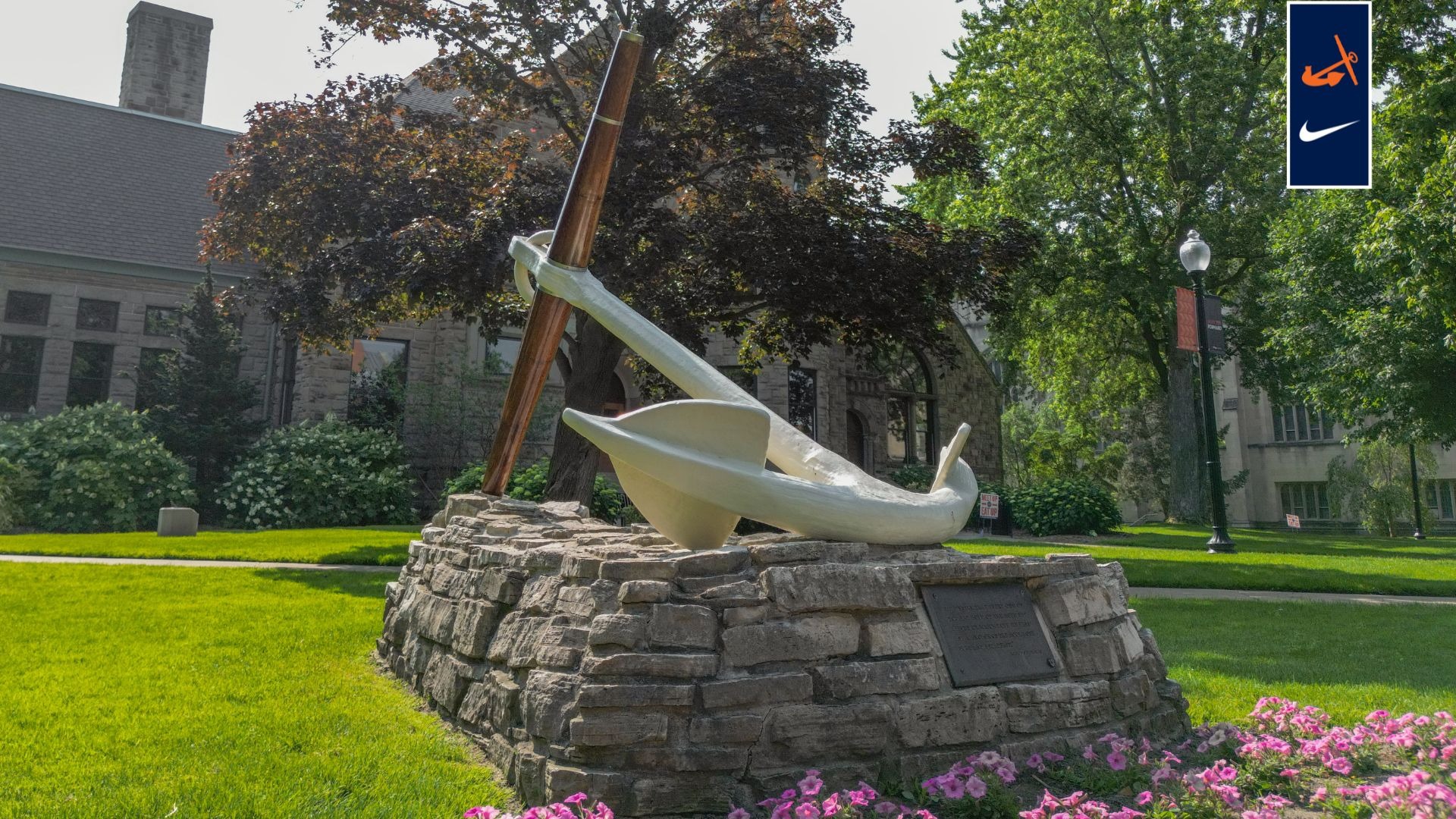 The Hope College Anchor shines on a sunny day.