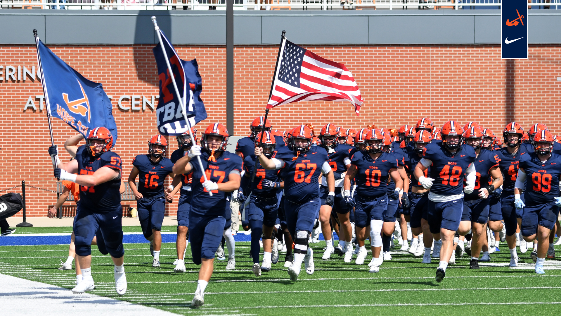 Team with Flags