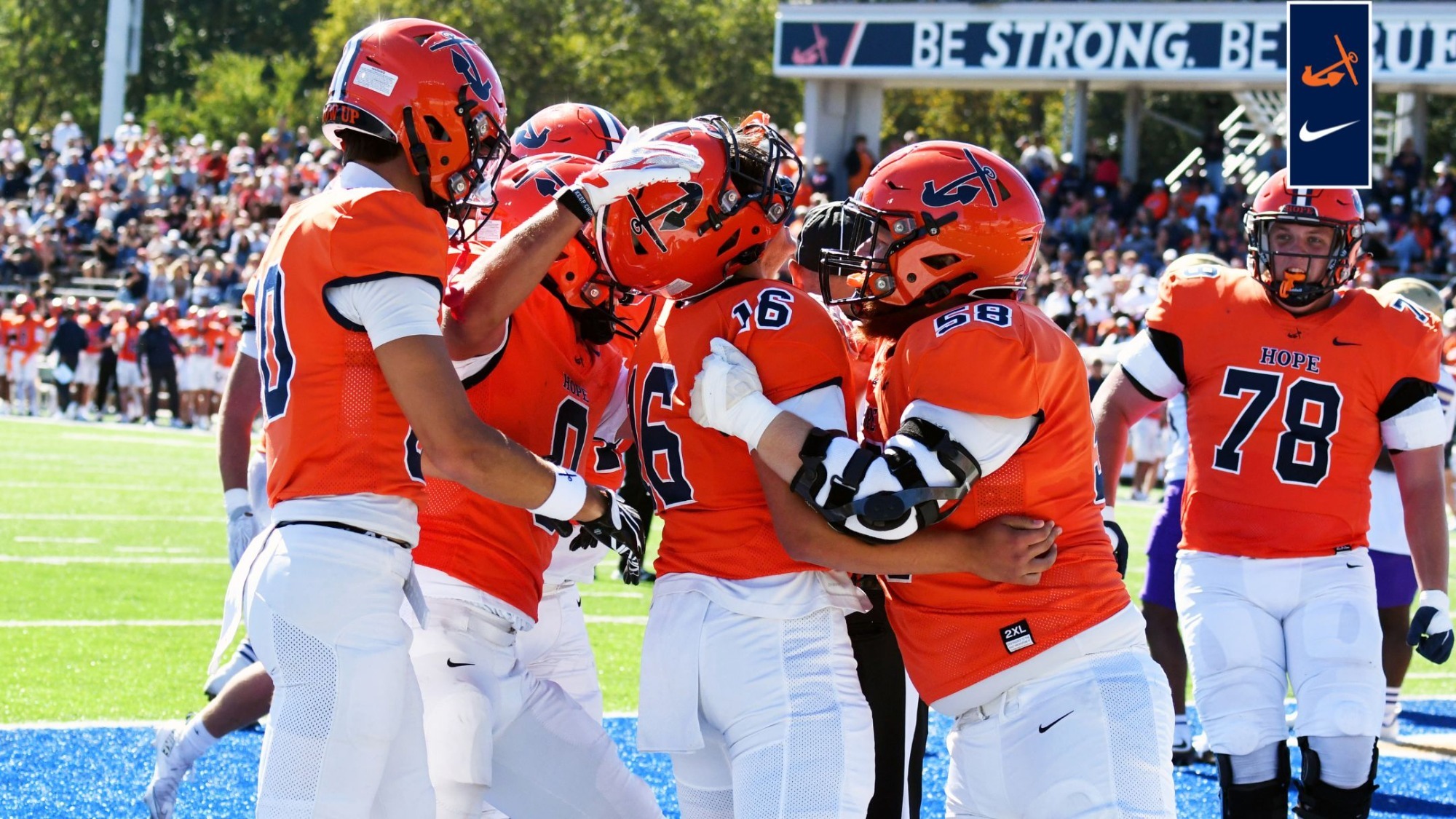 26 Football celebration vs. Albion