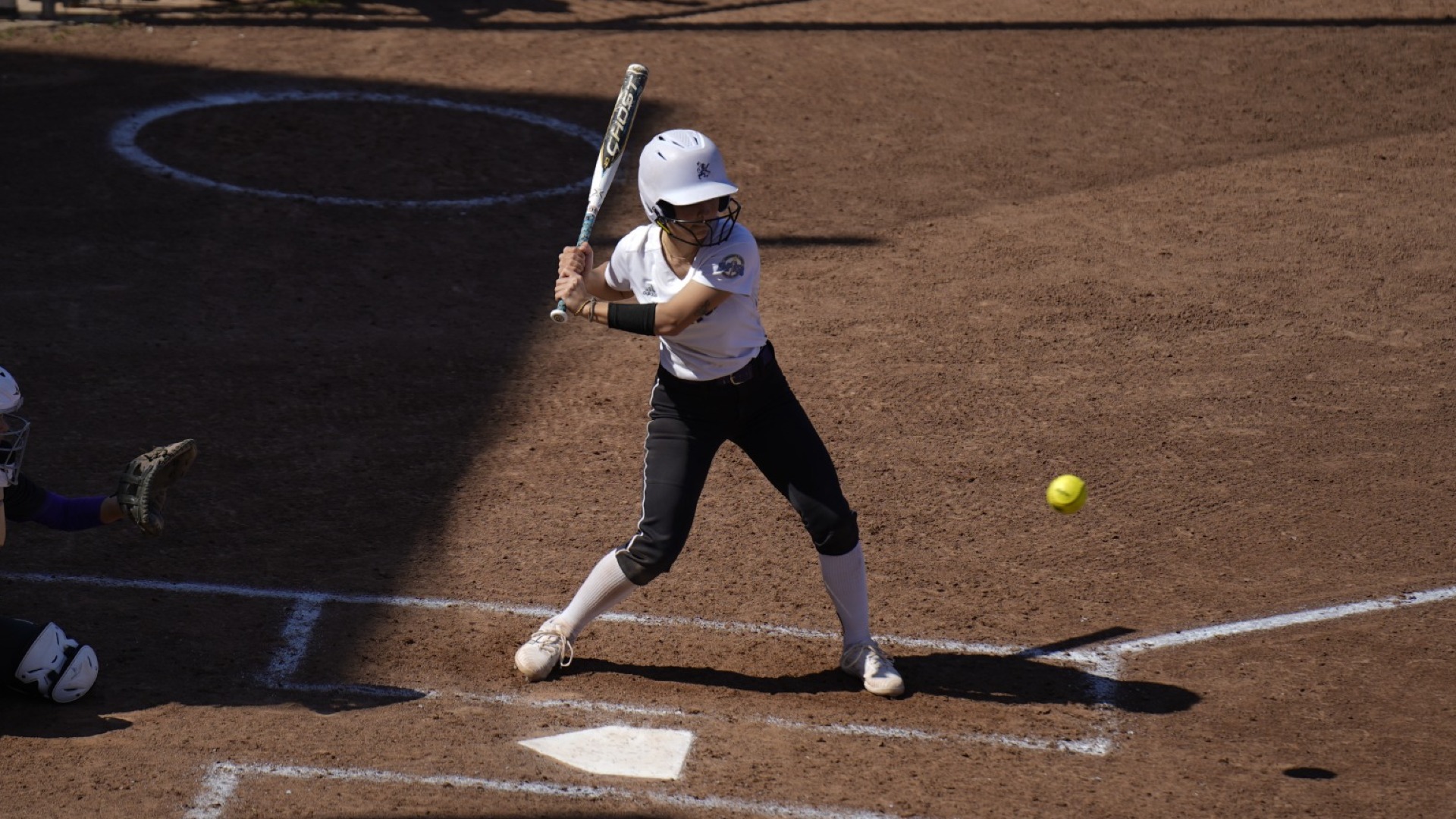 Sarah McArthur at the plate