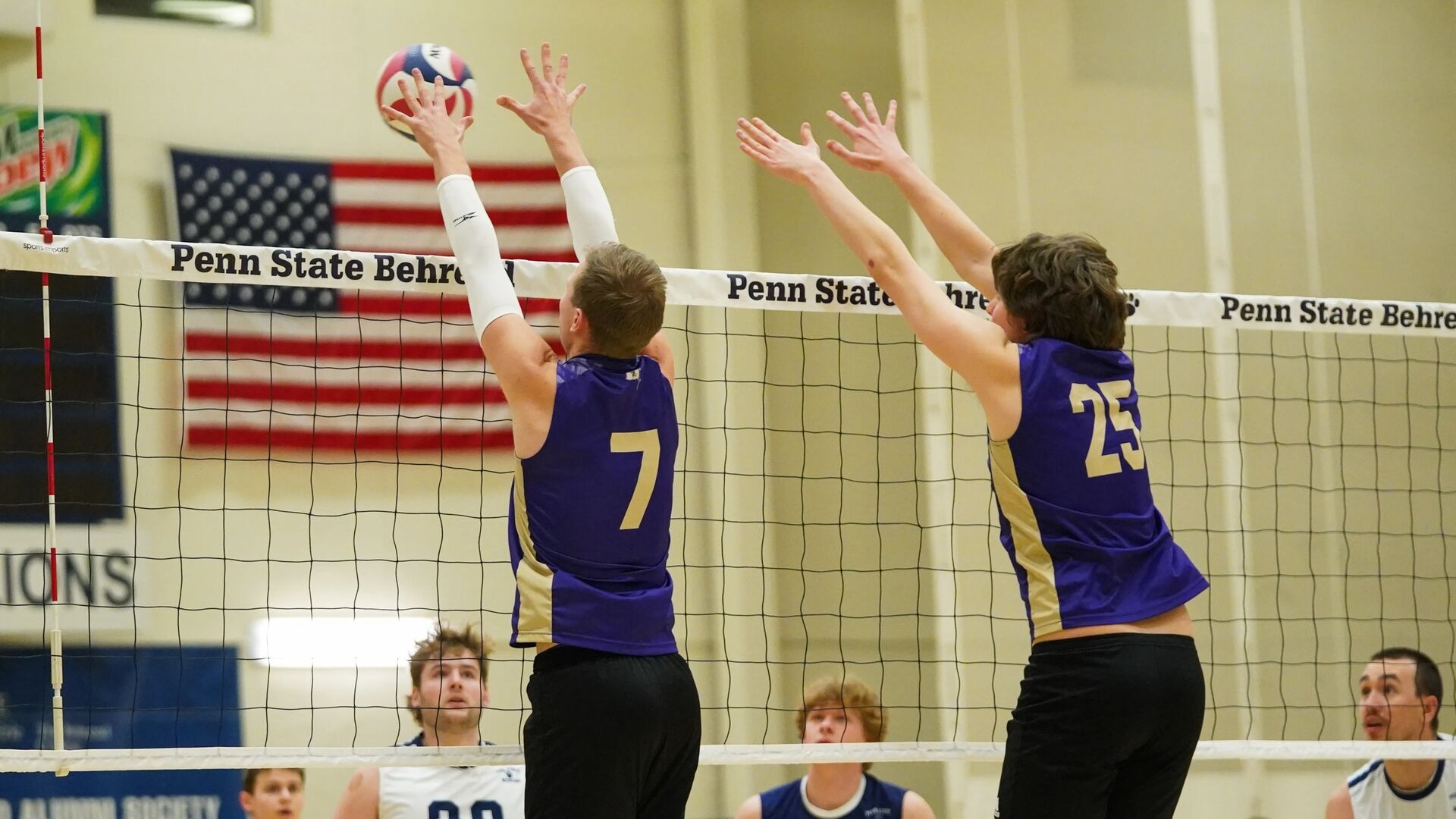 Men's volleyball block