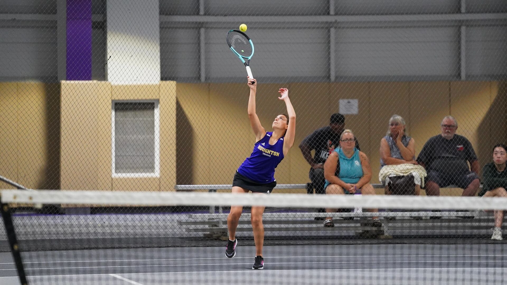 Abigail Lloyd serves