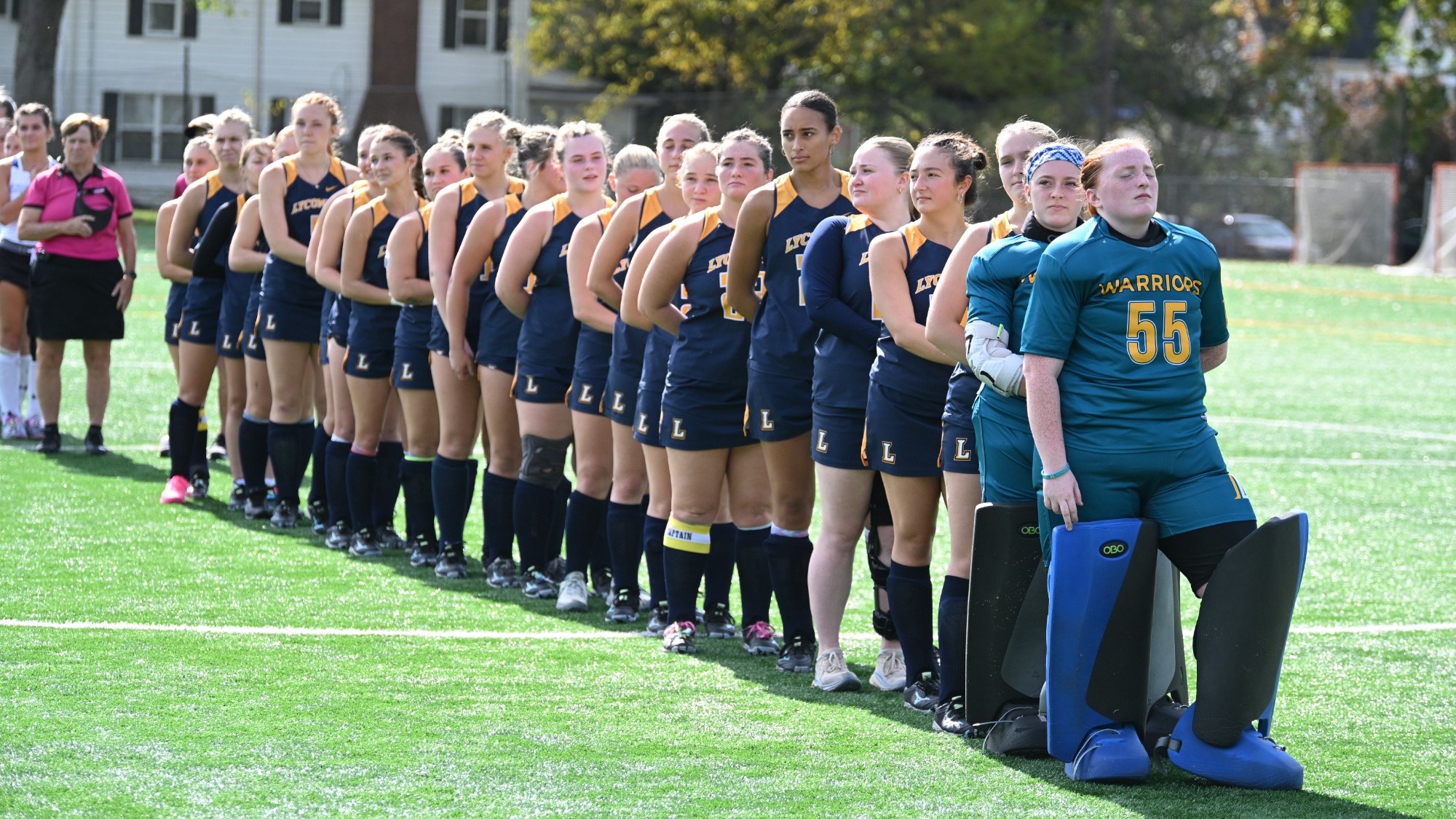 Warriors field hockey lineup
