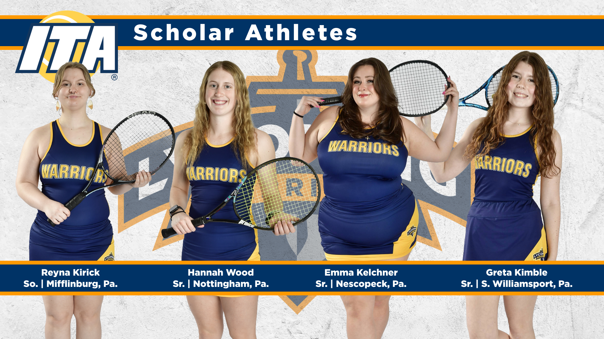 Reyna Kirick, Hannah Wood, Emma Kelchner, Greta Kimble