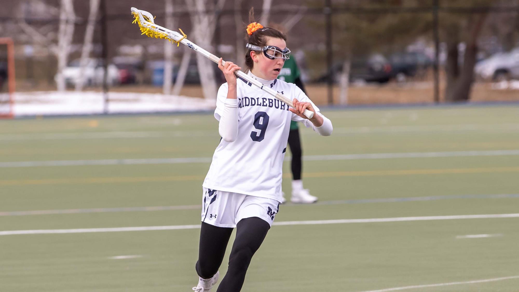 1 Women’s Lacrosse Blows By Amherst In NESCAC Quarterfinals