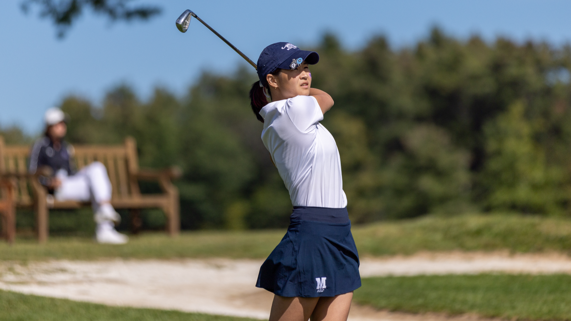 Julia Hua follows through a swing during the 2026 George Phinney Classic.