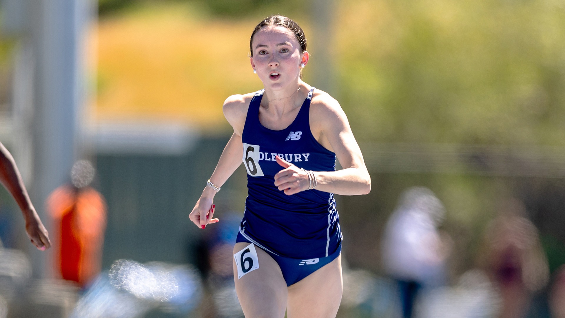Melissa White competes in the Mangrum Invitational earlier this season.