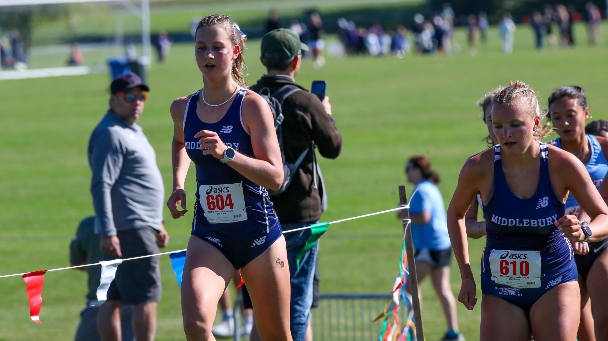 Annelise Jensen running in action.