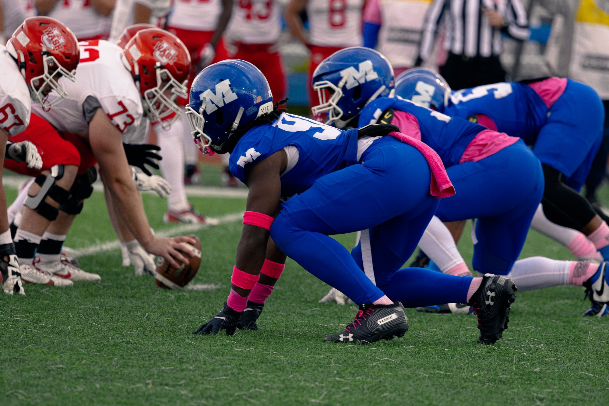 Football defensive line