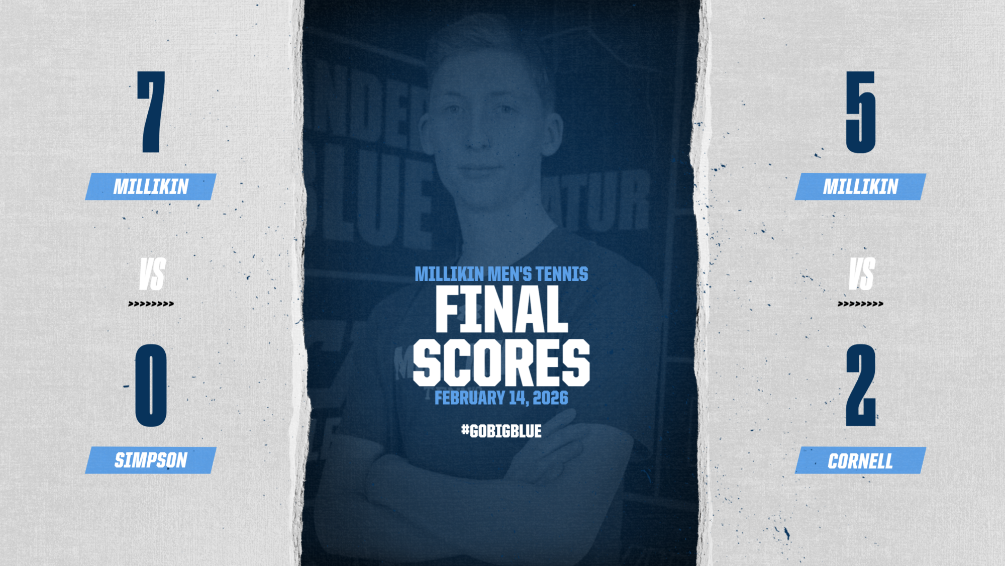 TENNIS FINAL SCORES 2-14-26