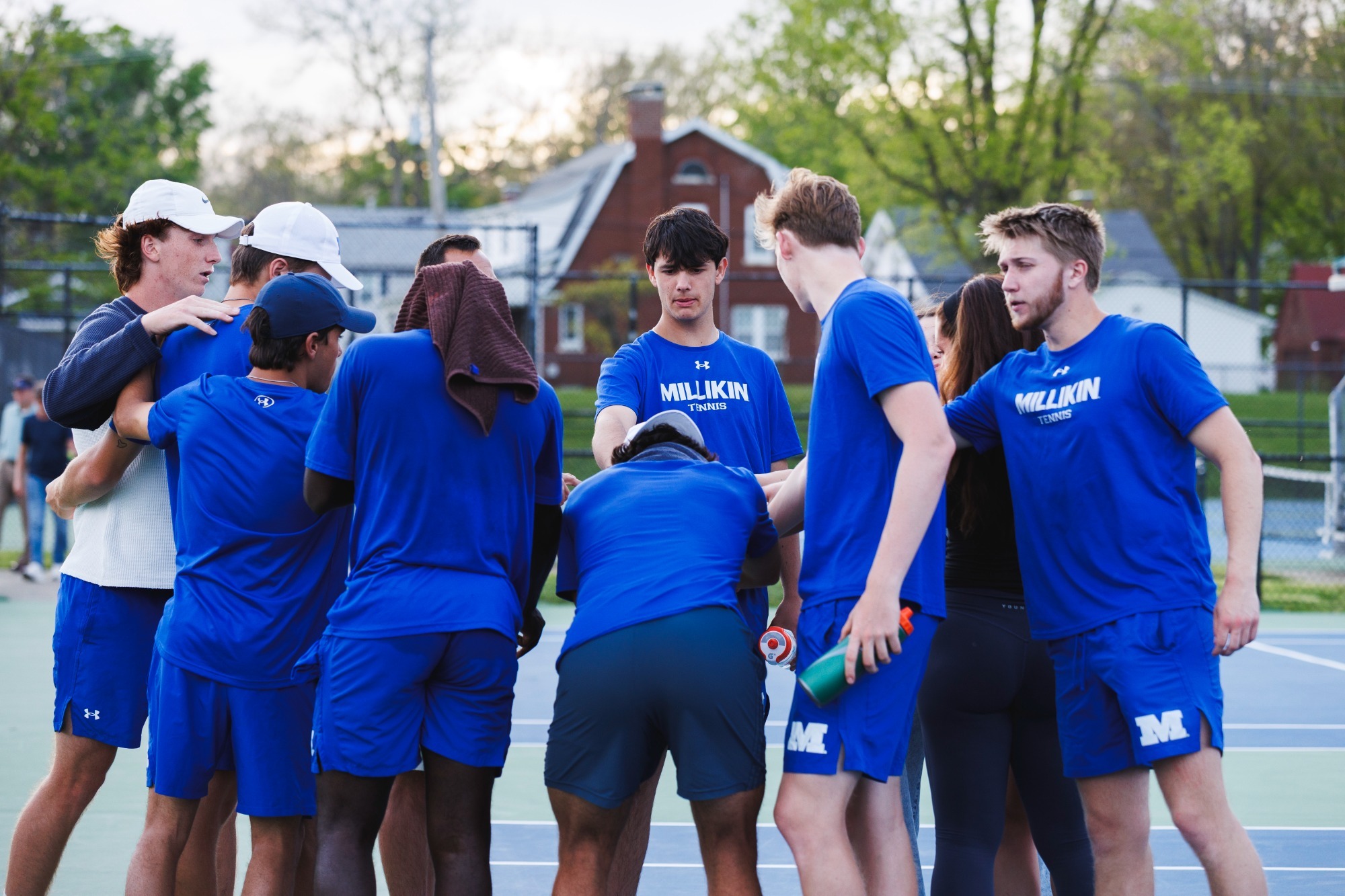 Men's Tennis Huddle
