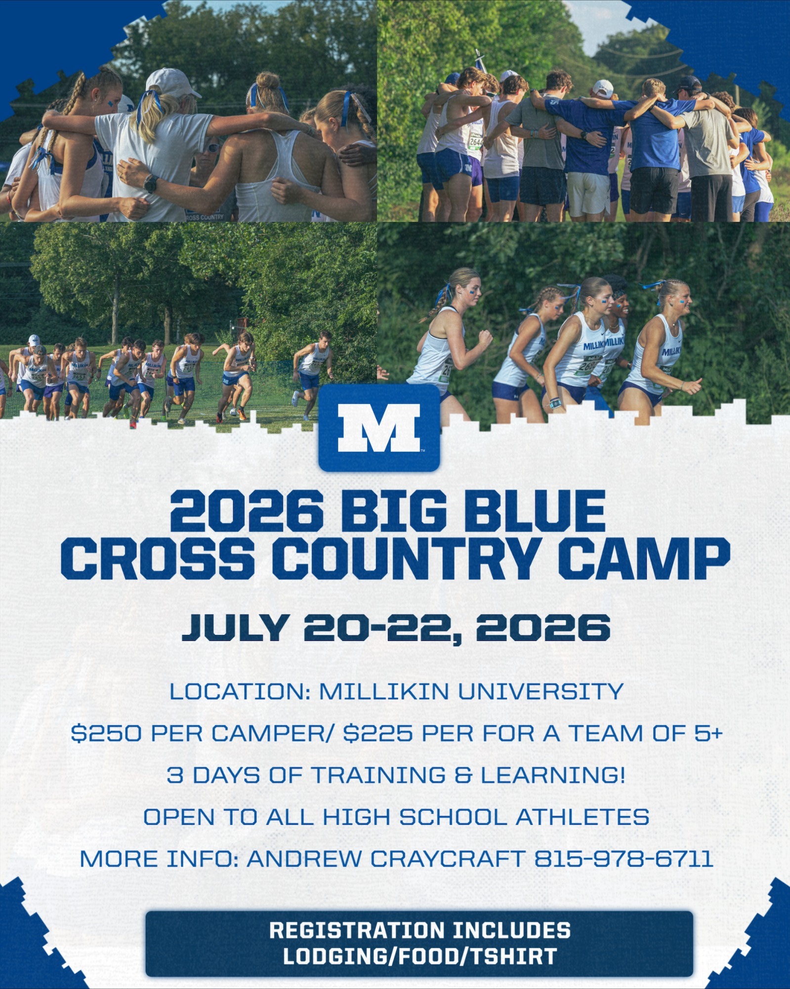 2026 Cross Country Camp Flyer