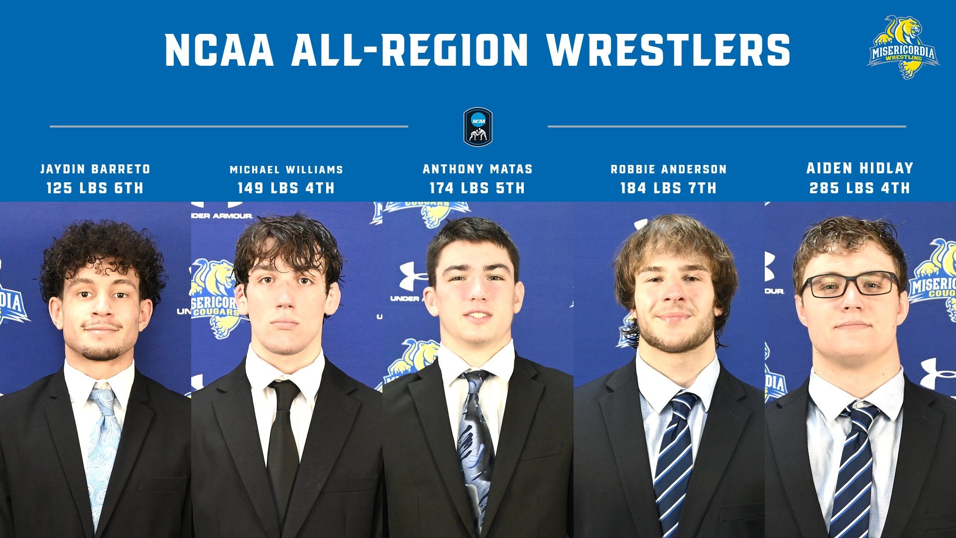 NCAA All-Region Wrestlers