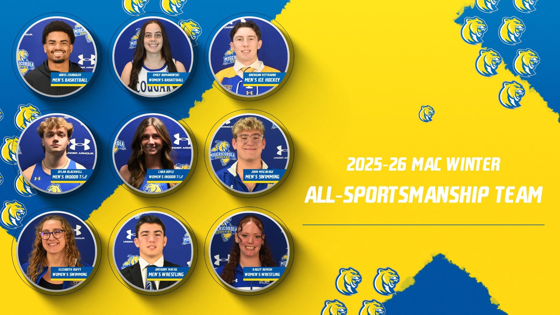 2025-26 Winter MAC All-Sportsmanship Team