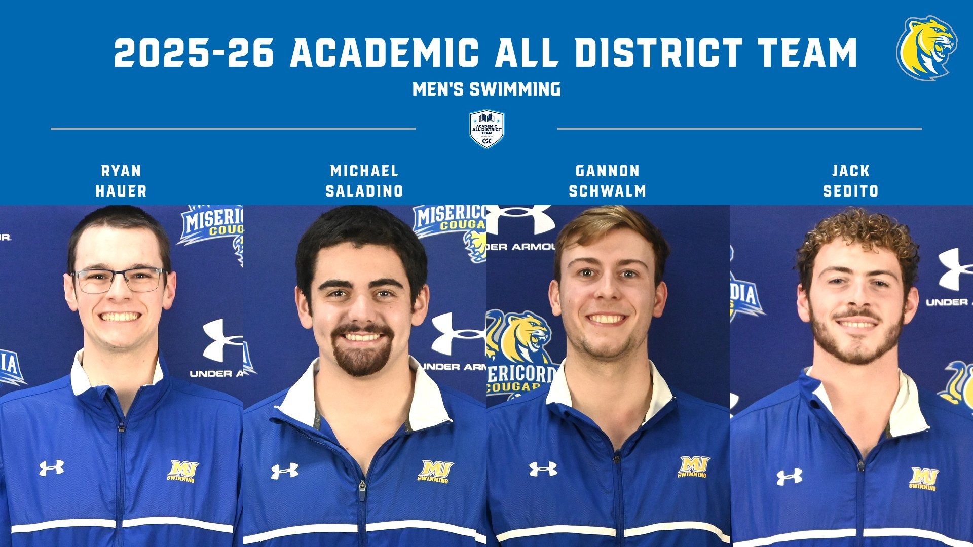 CSC 2025-26 Men's Swimming Academic All-District