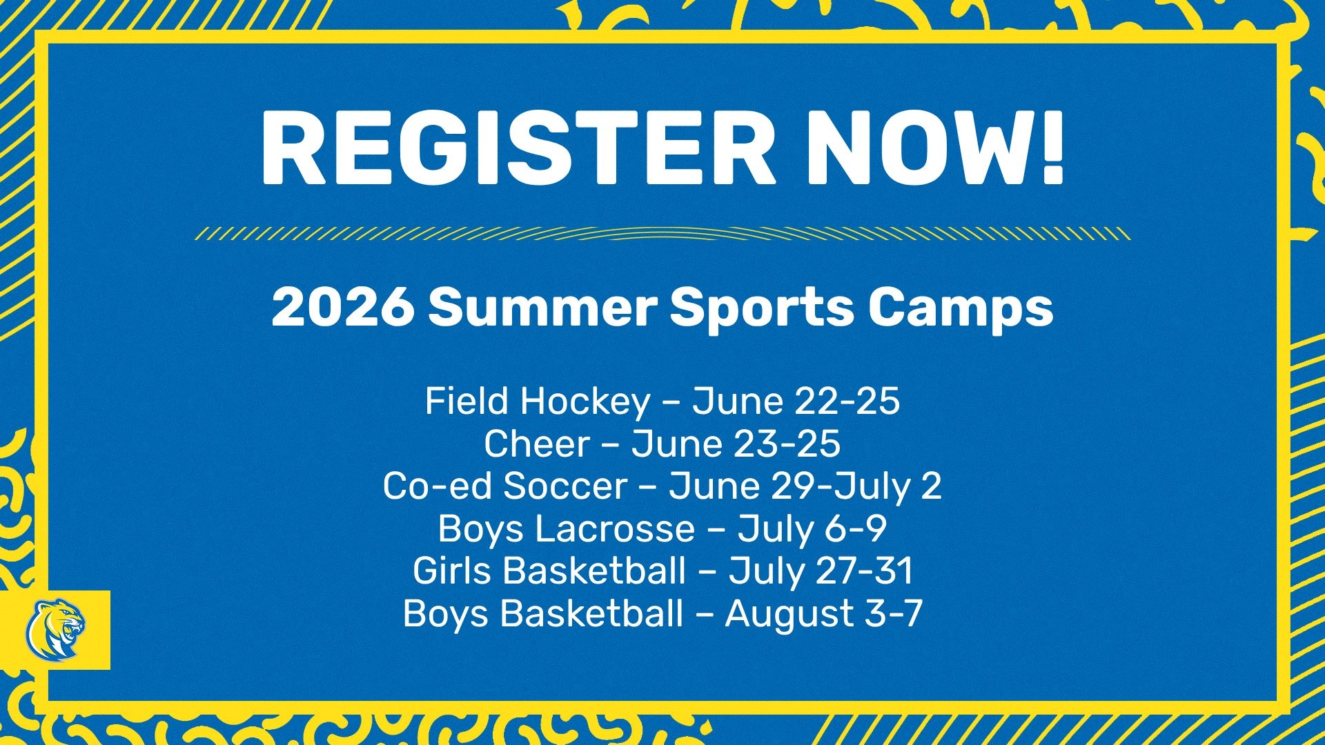 2026 Summer Sports Camps