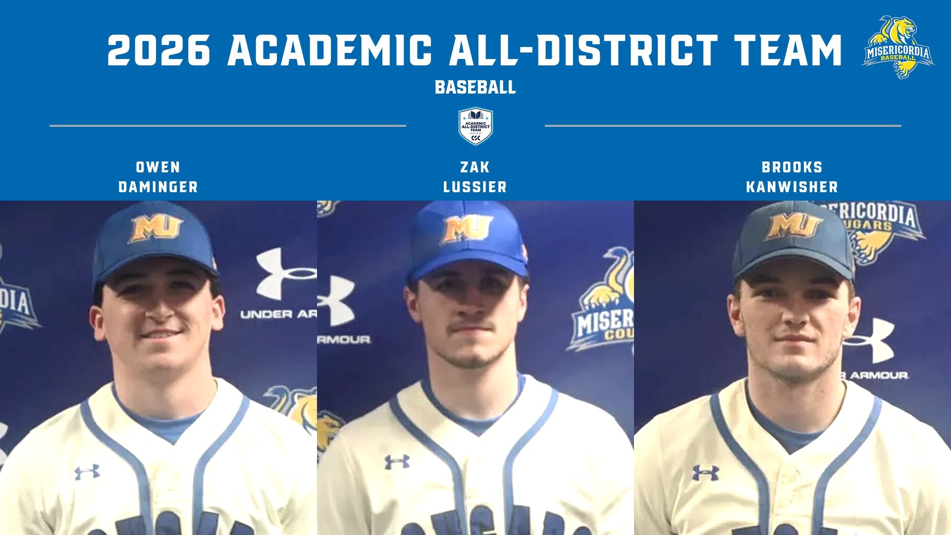 2026 Baseball Academic All-District