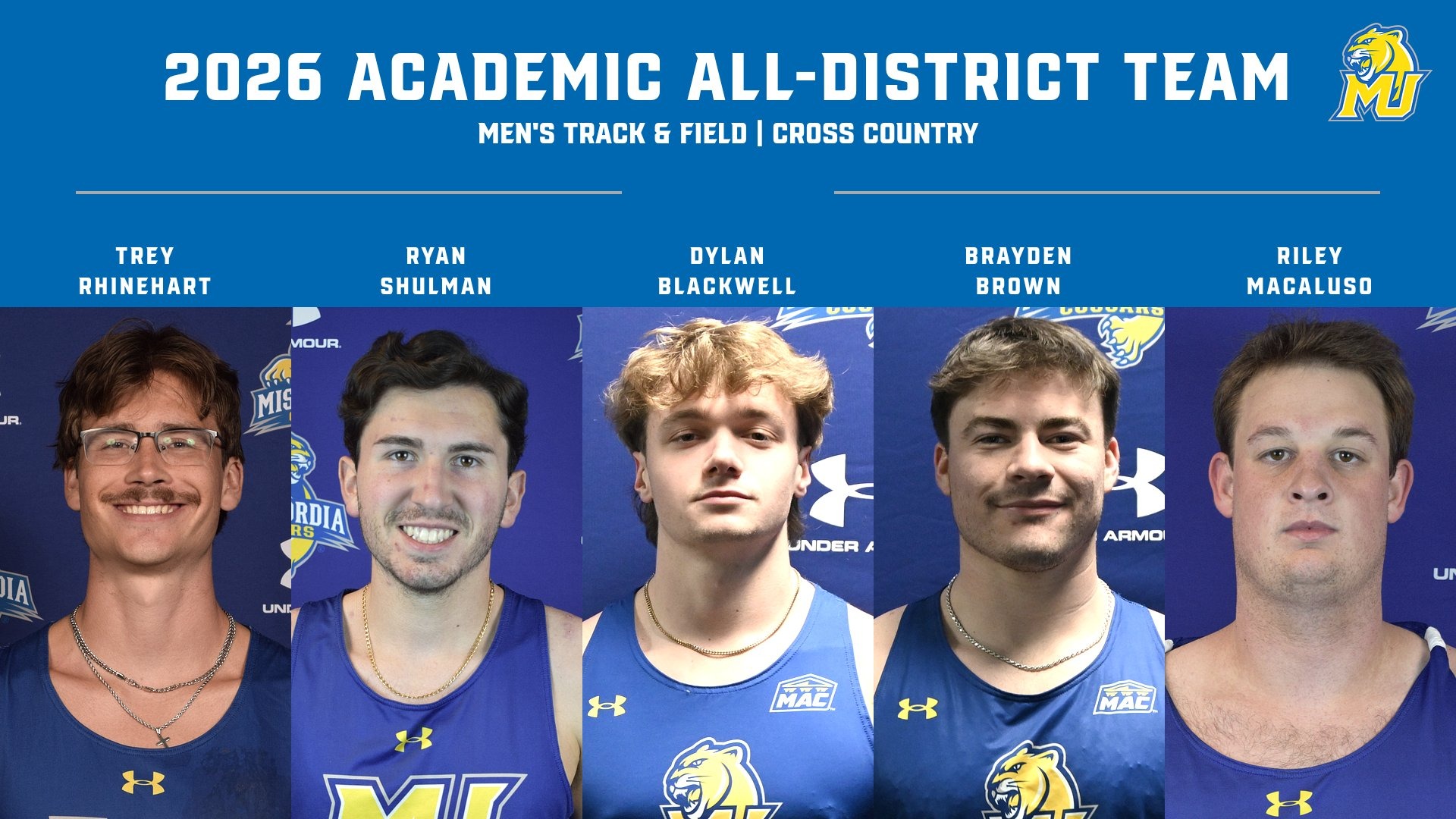 Academic All-District MTF/XC
