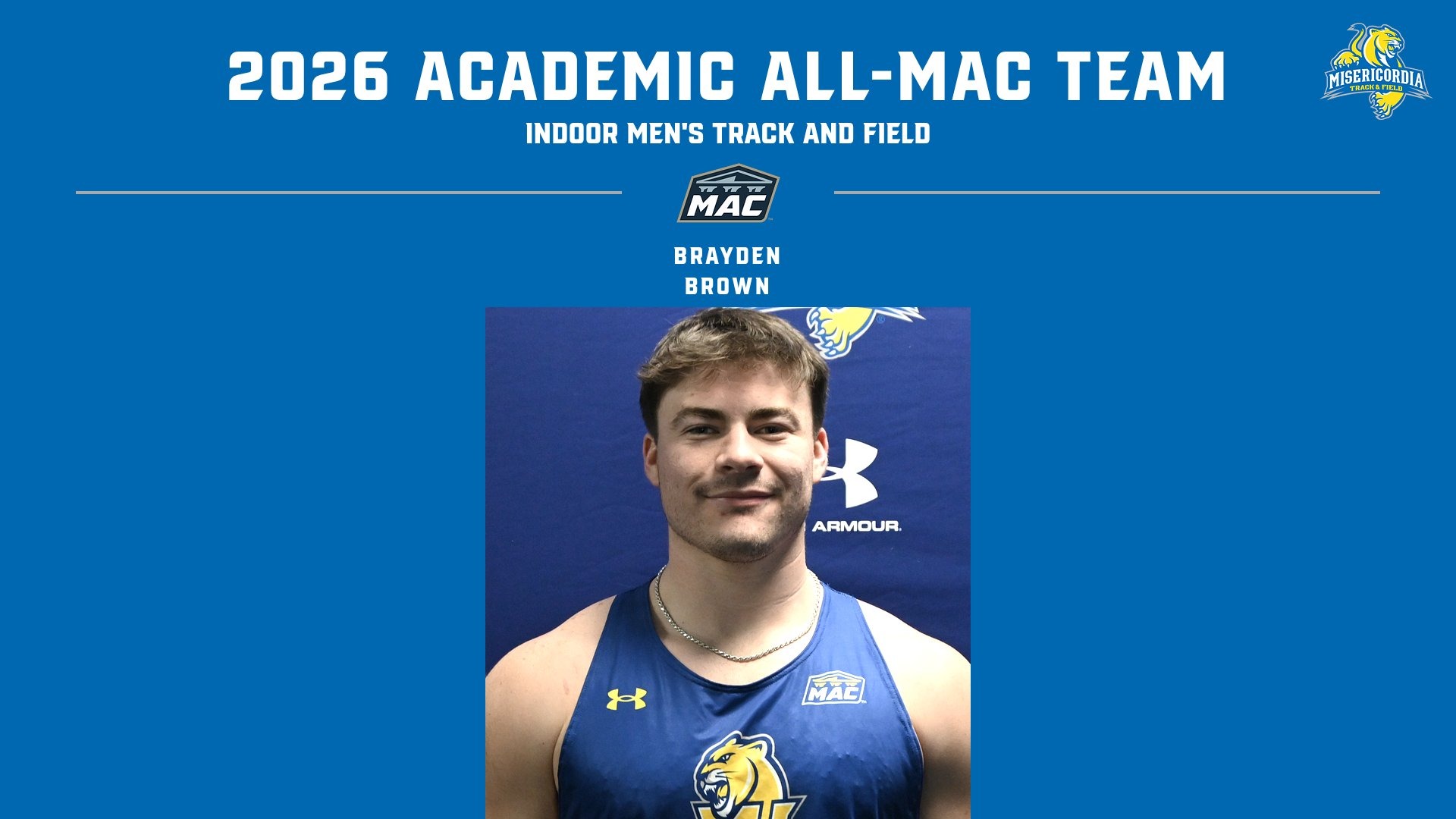 2026 Academic All-MAC Men's Indoor Track and Field