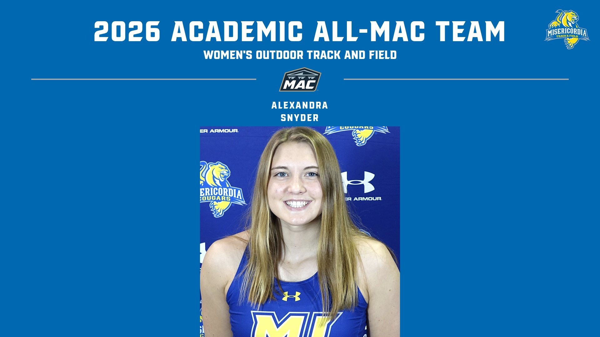 2026 Academic All-MAC Outdoor Women's Track and Field