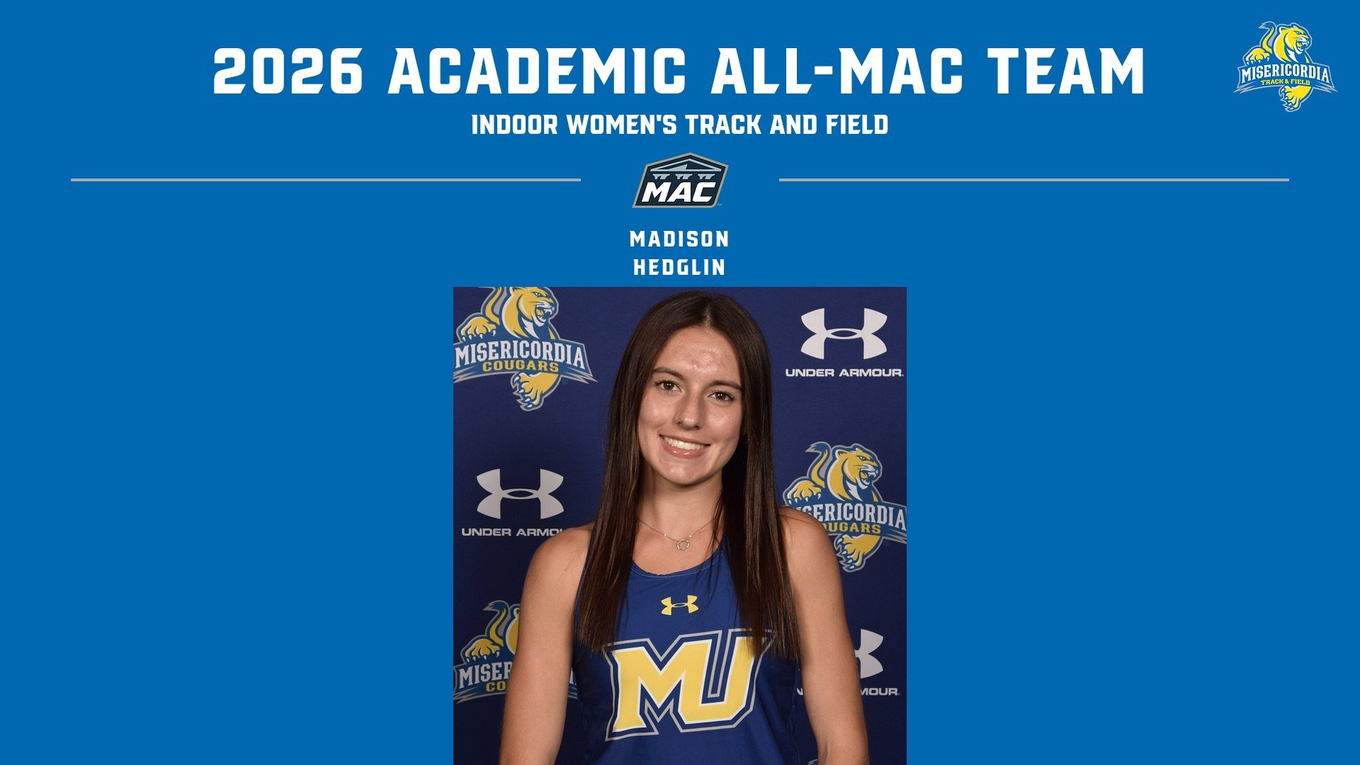 2026 Academic All-MAC Women's Track and Field