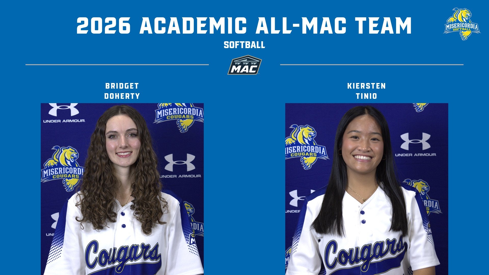 2026 Academic All-MAC Softball