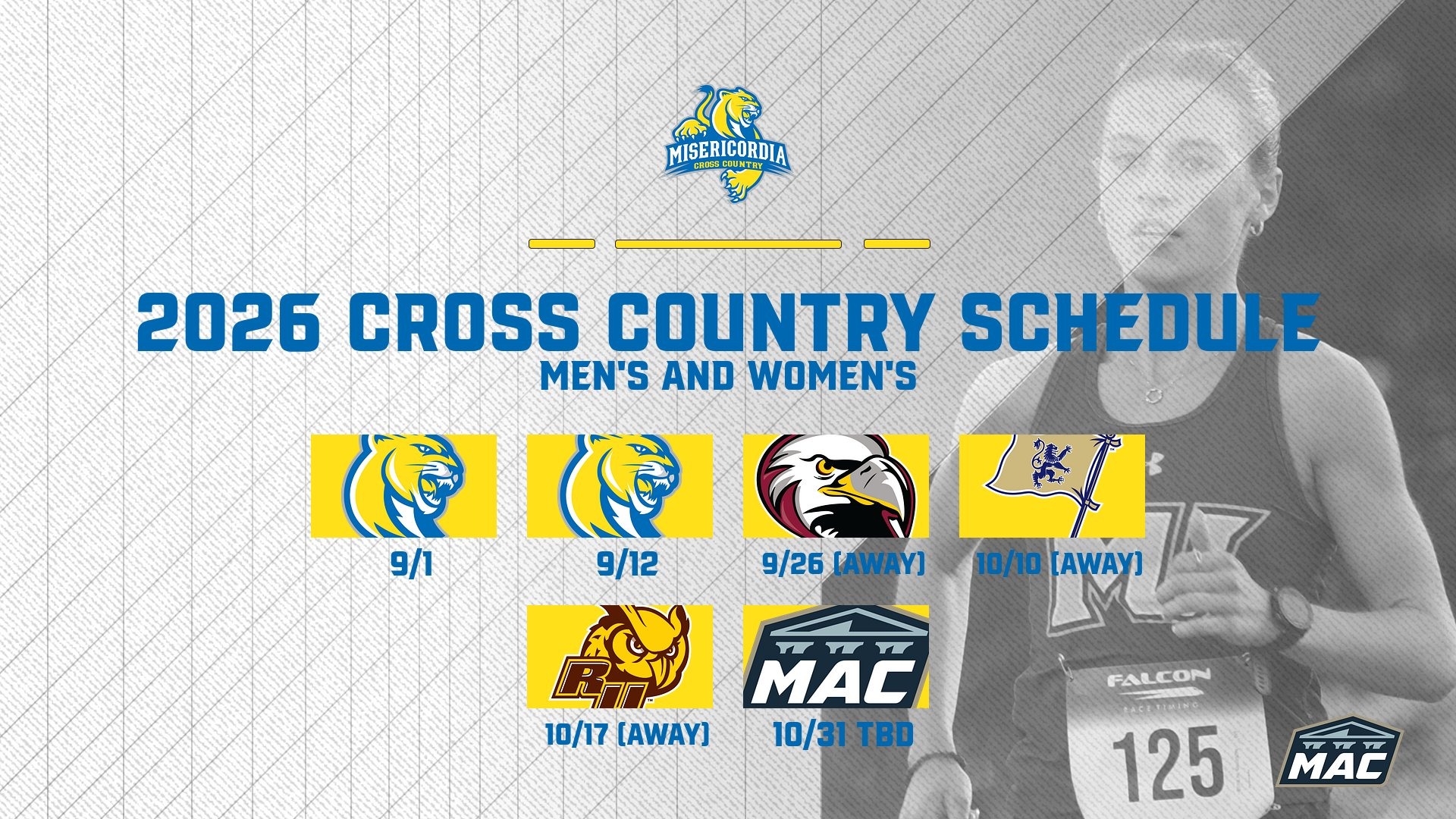 Cross Country Schedule 2026