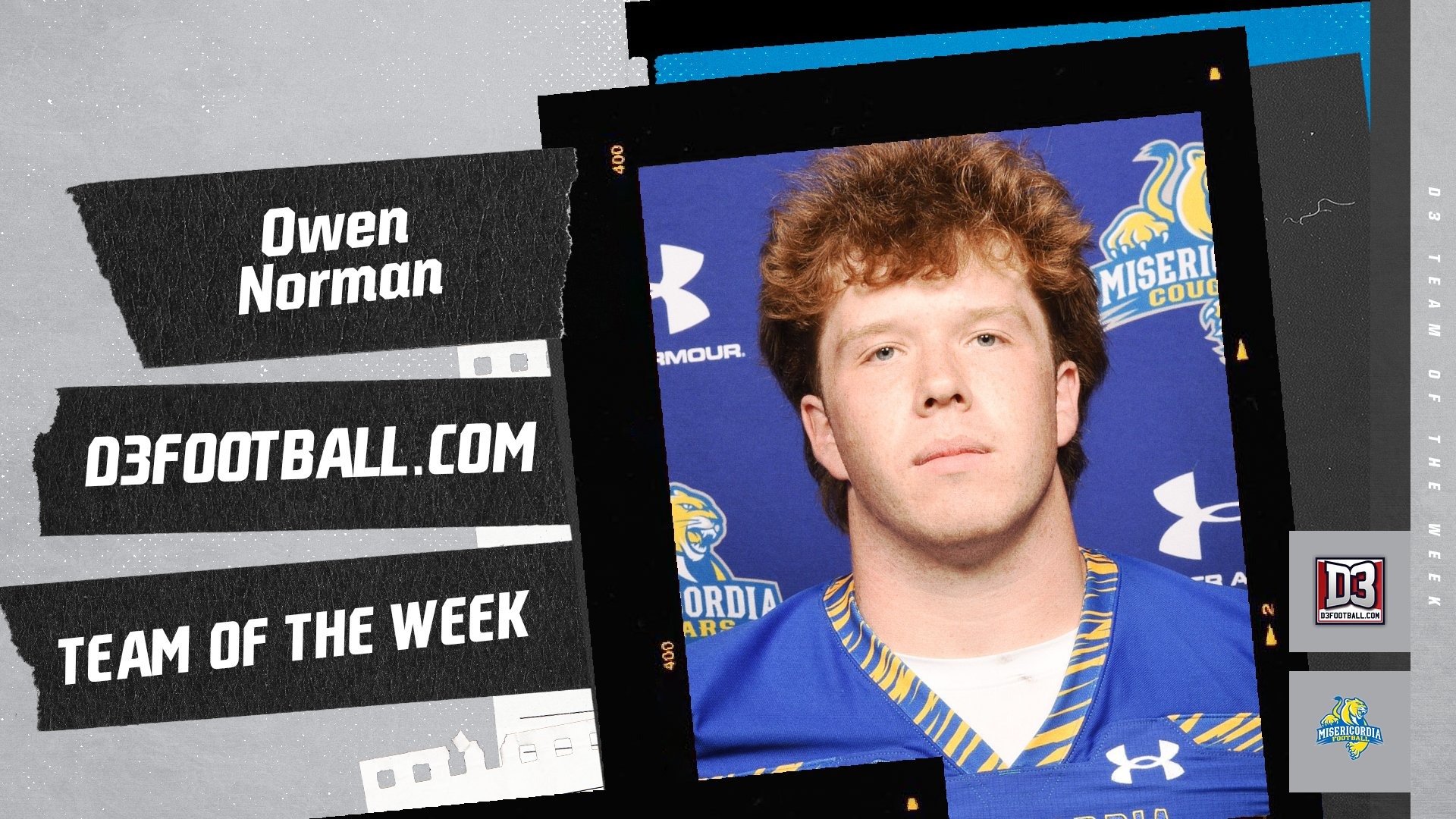 Owen Norman D3Football.com Team of the Week
