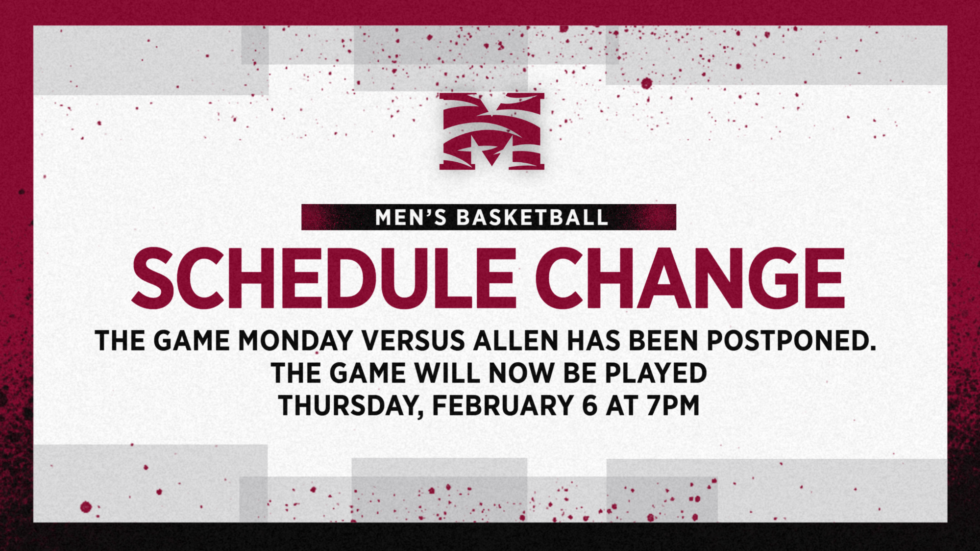 Allen Schedule Change