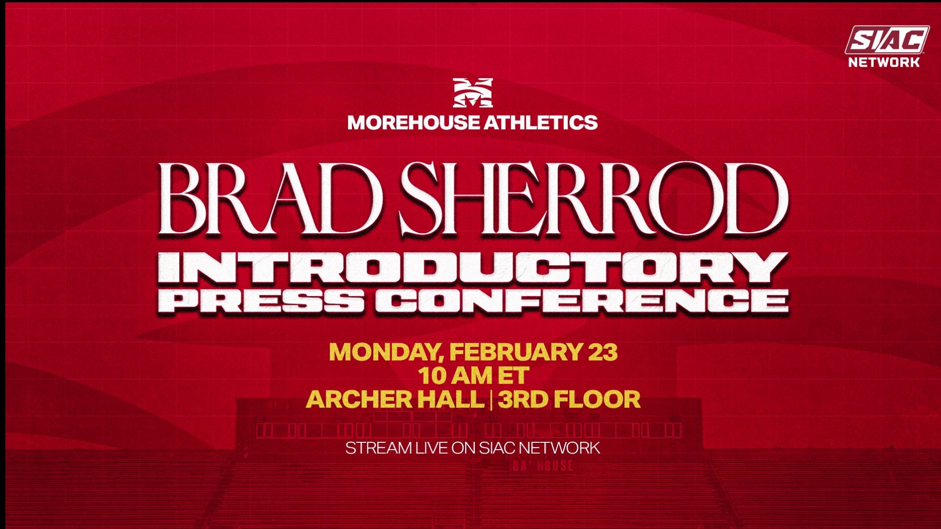 Brad Sherrod Introductory Press Conference