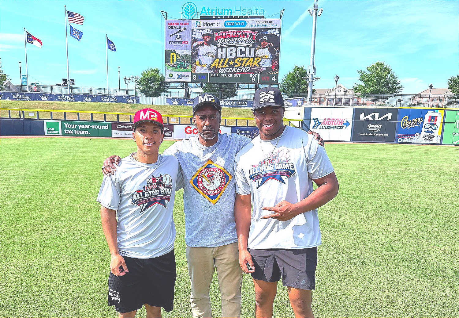 Pinckney, Robinson, and Drew at MBP All-Star Game
