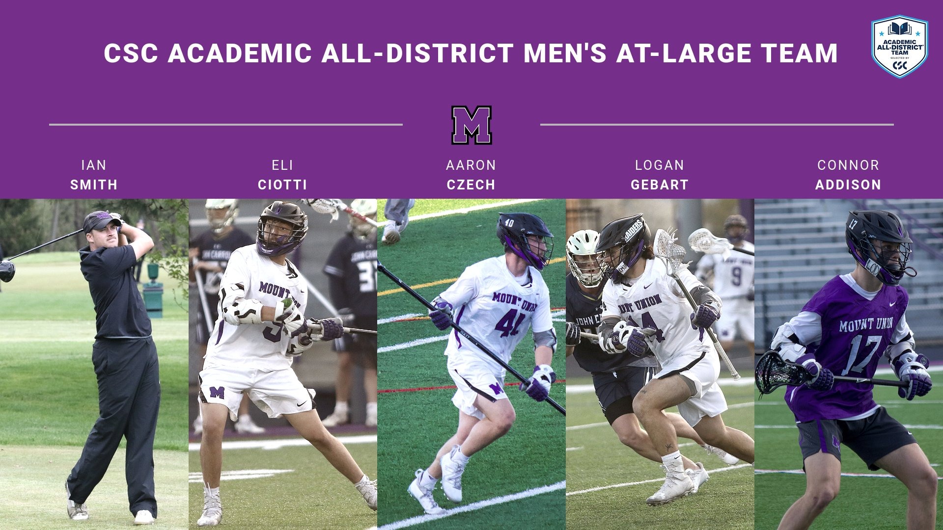 Connor Addison 2023 Men's Lacrosse University of Mount Union