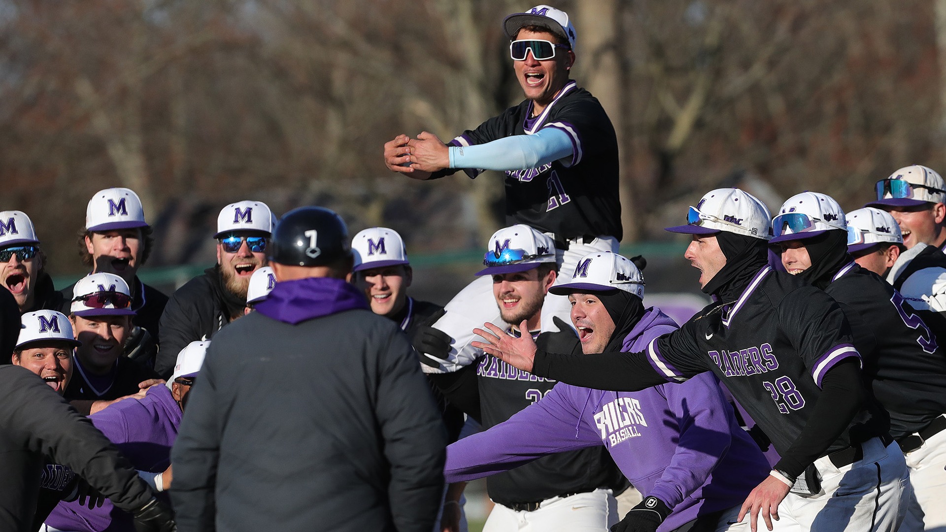 Baseball Mount Union Sweeps, Shuts Out Marietta for First Time in