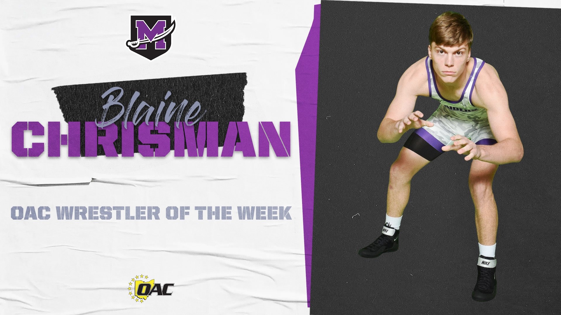 OAC Wrestler of the Week