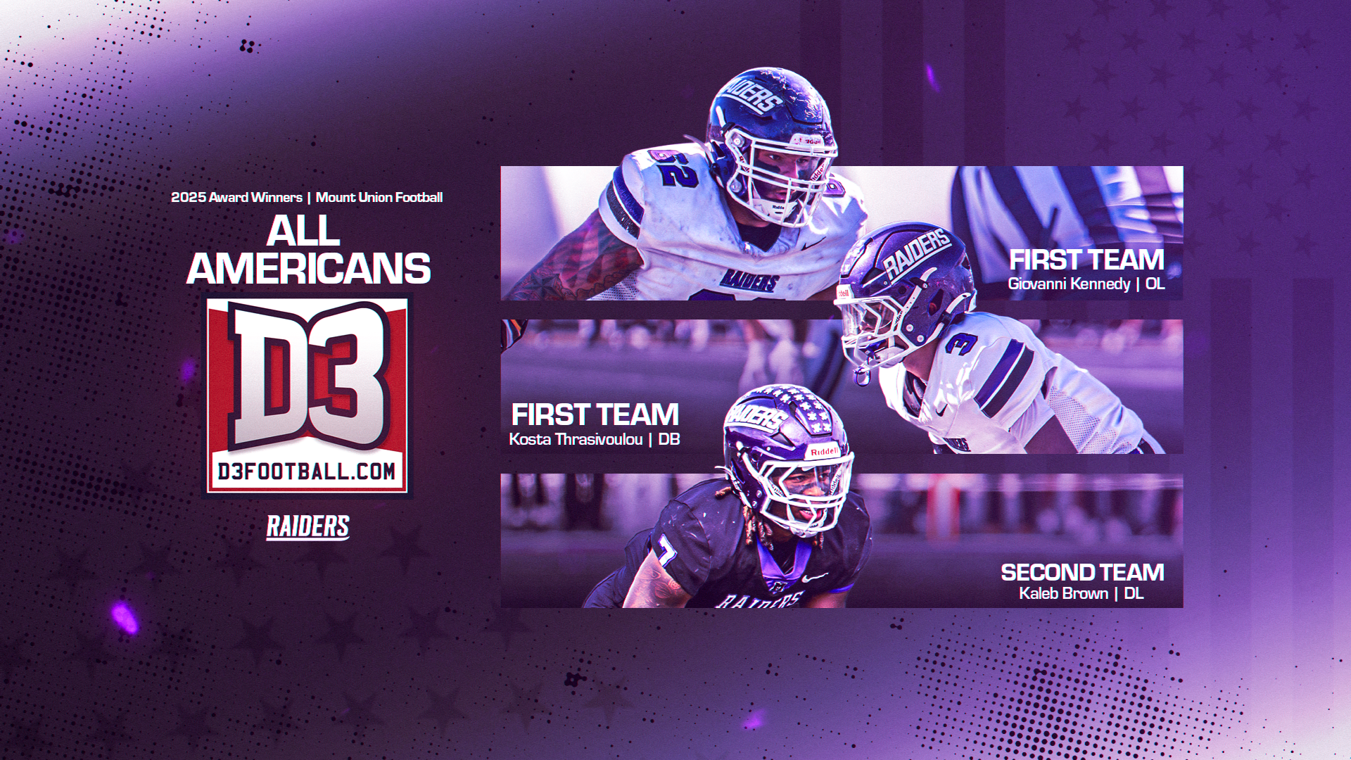 2025 D3football.com All-Americans