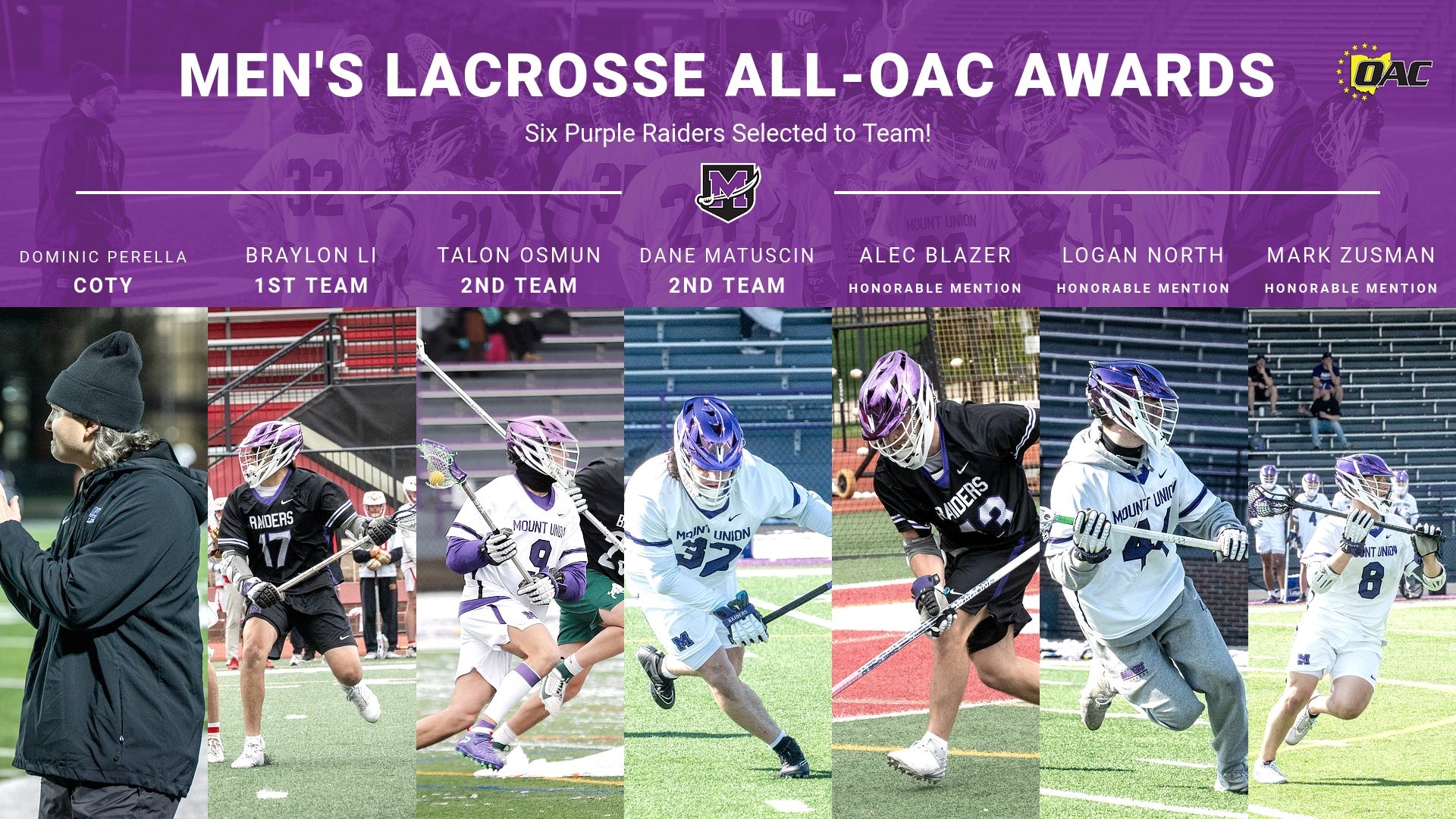 2025 Men's lacrosse All-OAC