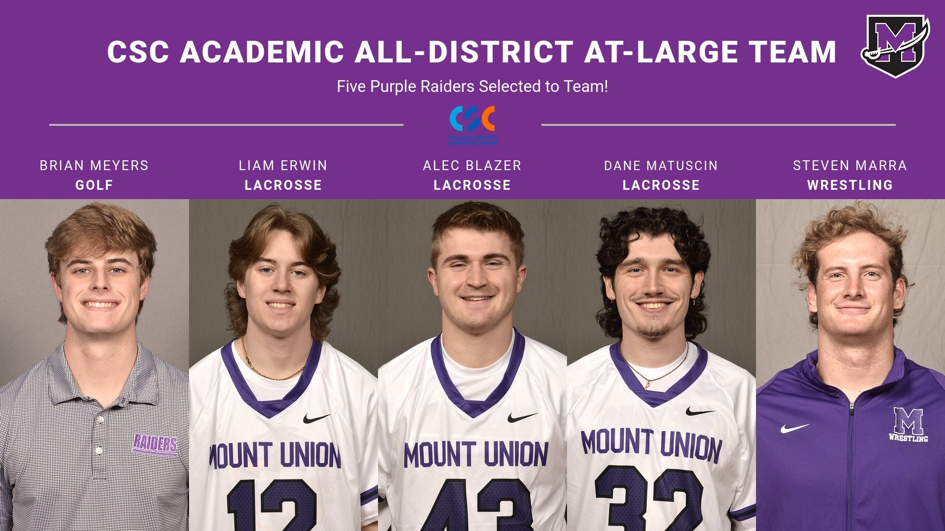 2025 CSC Academic All-District