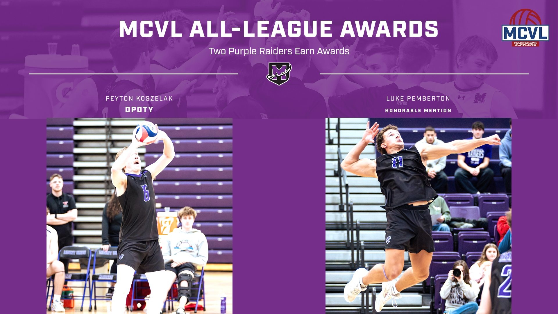 Peyton Koszelak and Luke Pemberton