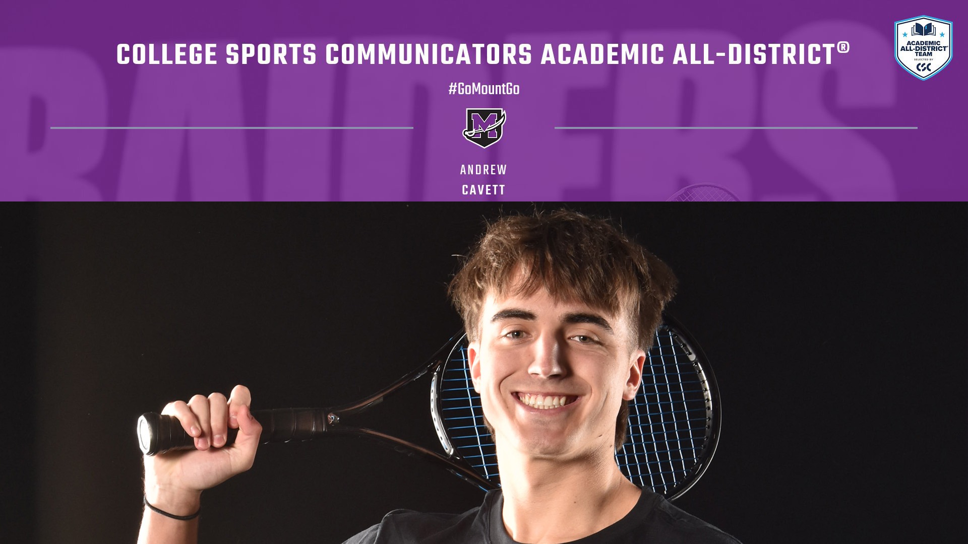 Cavett Selected to CSC Academic All-District® Team