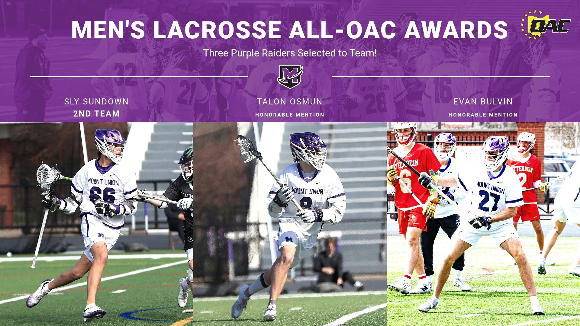 2026 Men's Lacrosse All-OAC