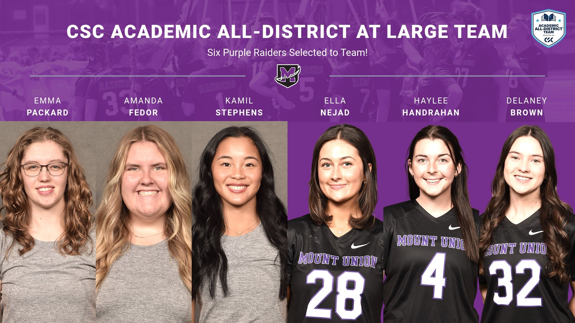 2026 CSC Acadmeic All-District