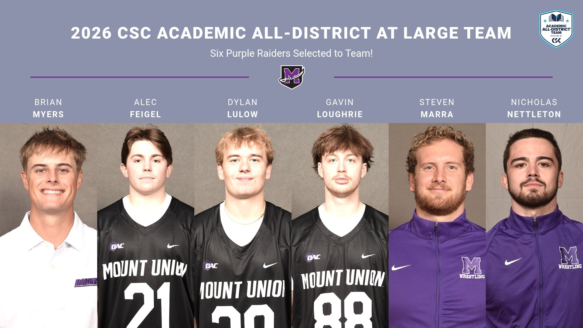 2026 CSC Academic All-District At Large