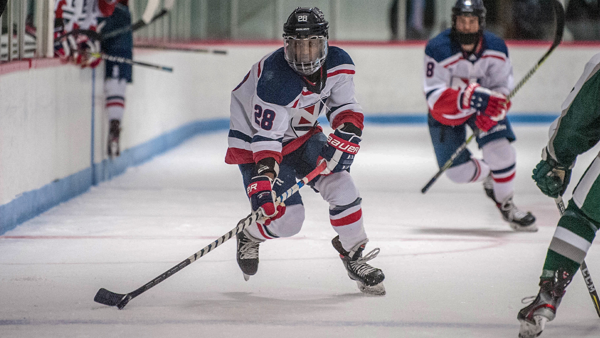 Men's Ice Hockey Stumbles to Anna Maria, 21 New England College