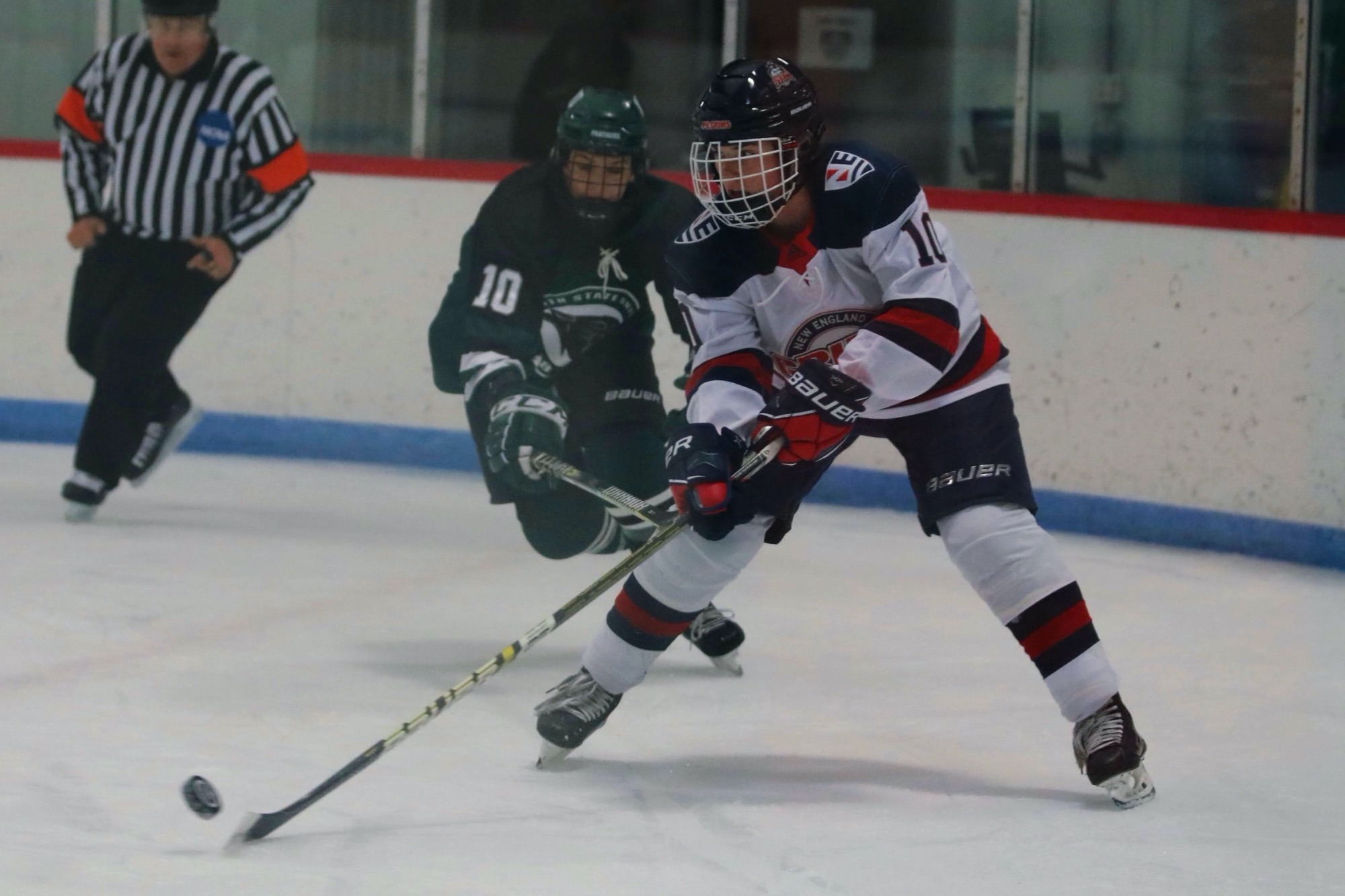 Women’s Ice Hockey Edged by Panthers New England College