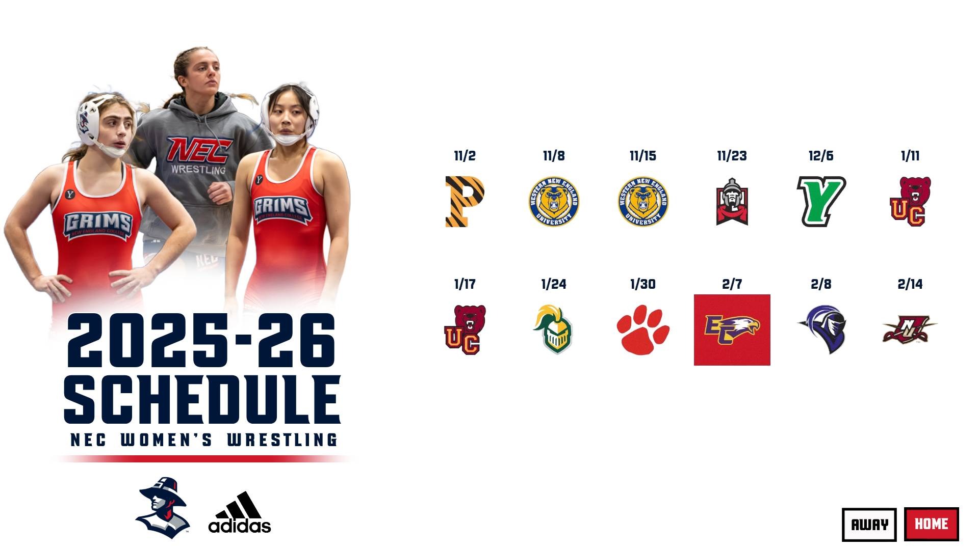 Women's Wrestling 2025-26 Schedule Release