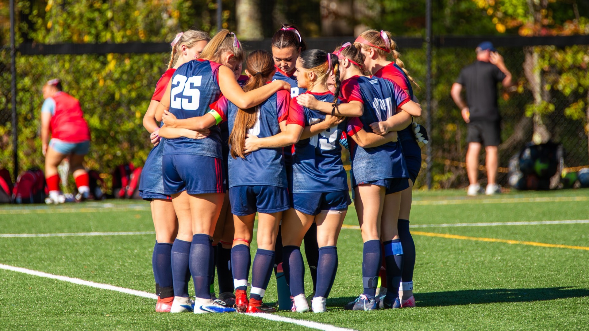 Women's Soccer Huddle