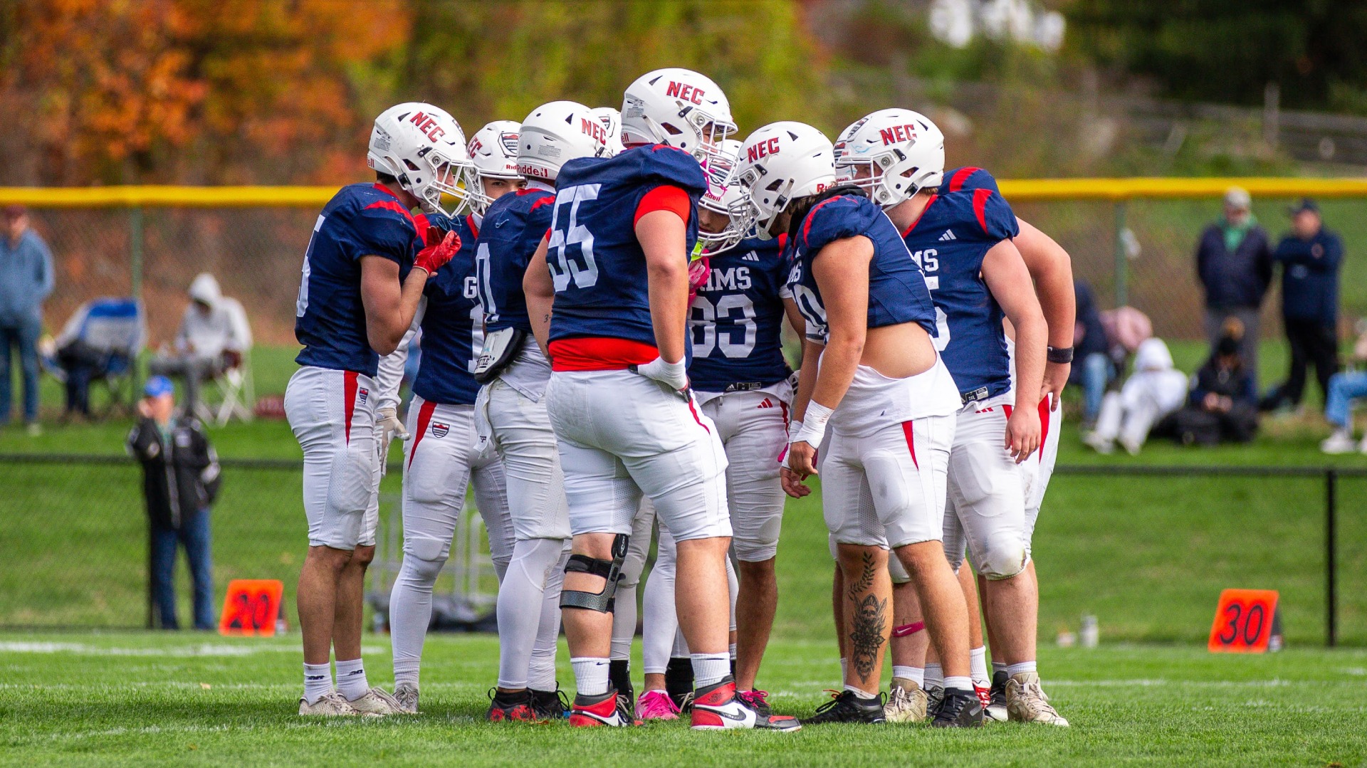 Football Team Huddle