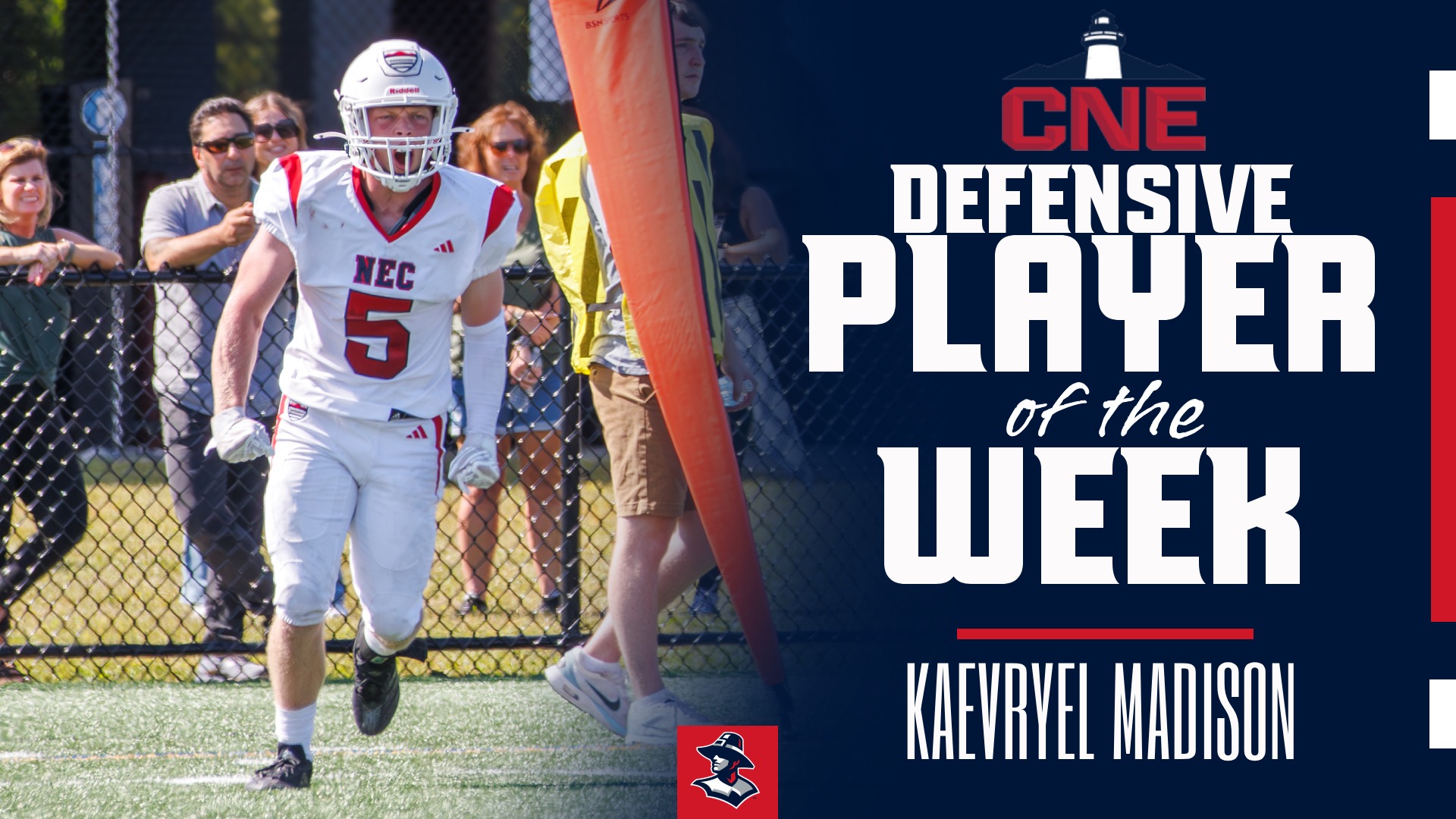 Kaevryel Madison CNE Defensive Player of the Week