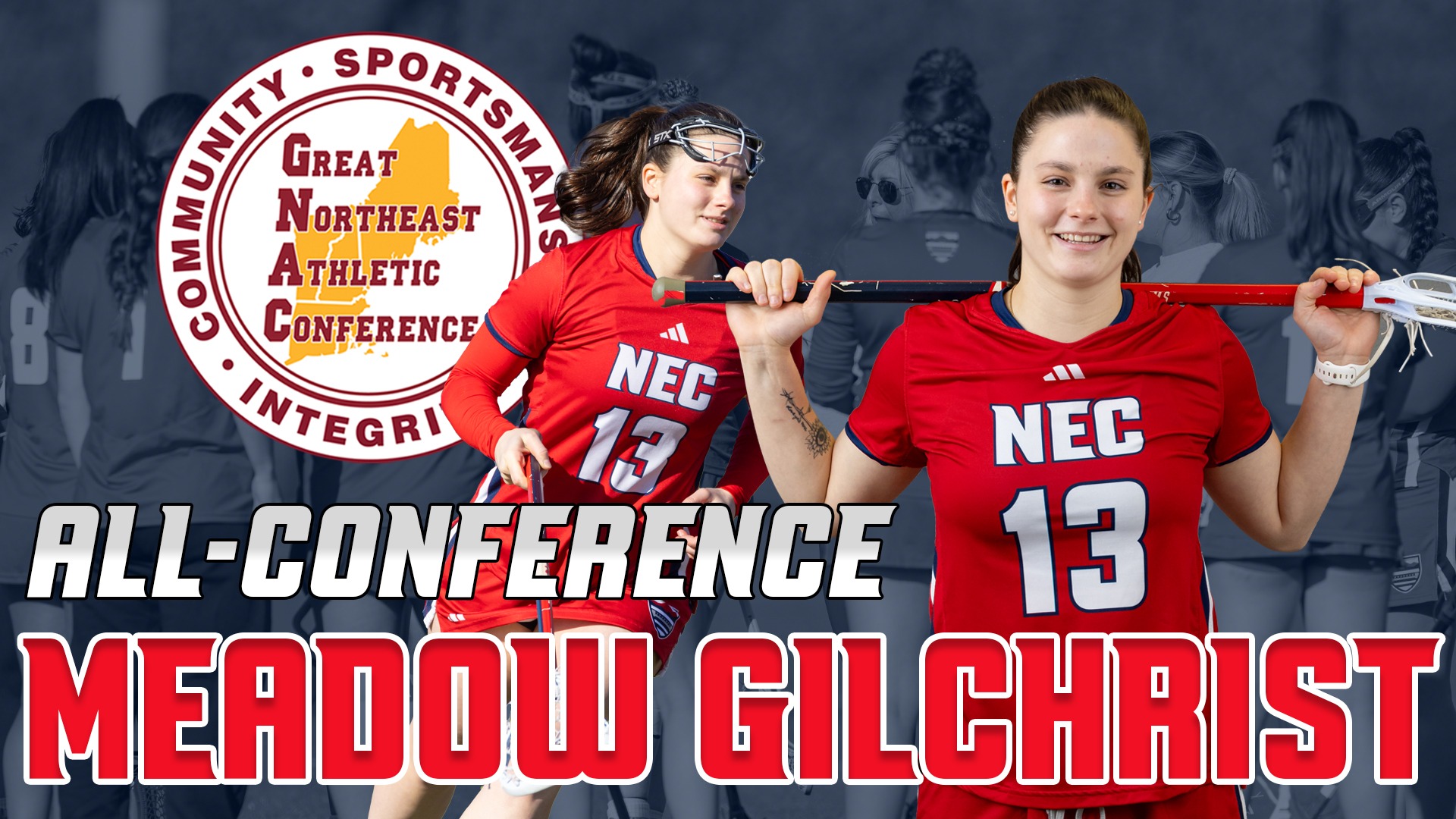 Gilchrist of Women’s Lacrosse Secures GNAC All-Conference Spot 
